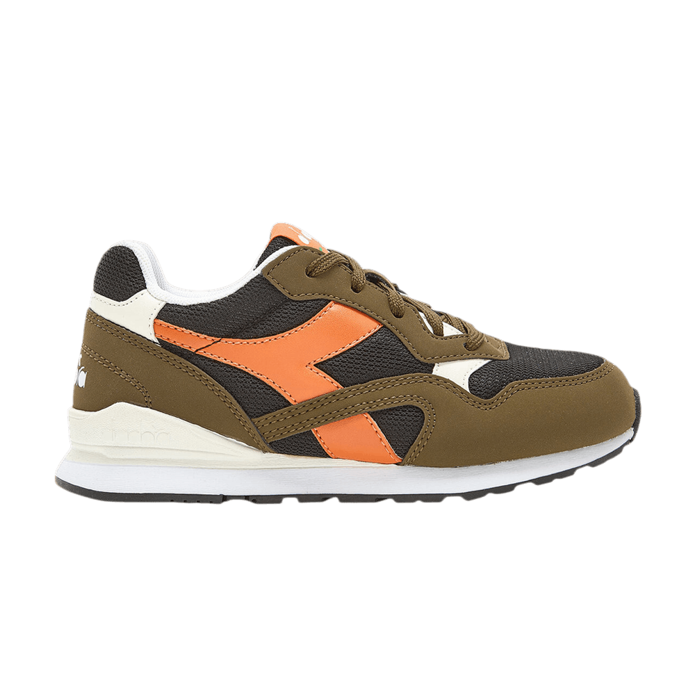 Кроссовки Diadora N.92 Little Kid 'Dark Olive Orange'