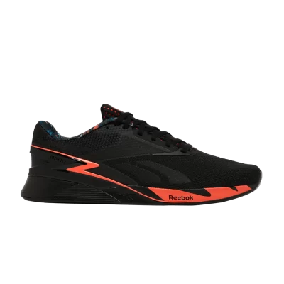 Reebok Nano X3 'Black Orange Flare'