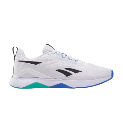 Reebok Nanoflex TR 2.0 'White Black Unleashed Green'