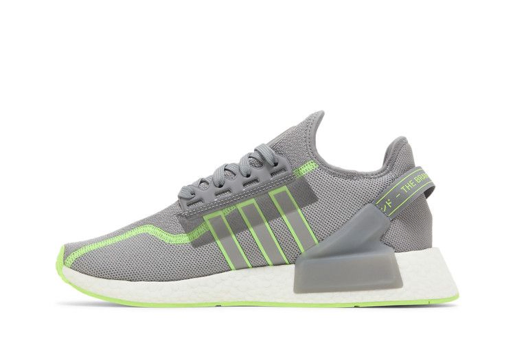 Кроссовки adidas NMD_R1 V2 'Grey Signal Green'