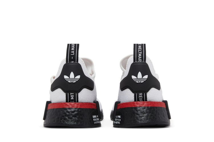 Кроссовки adidas NMD_R1 'White Black Red'