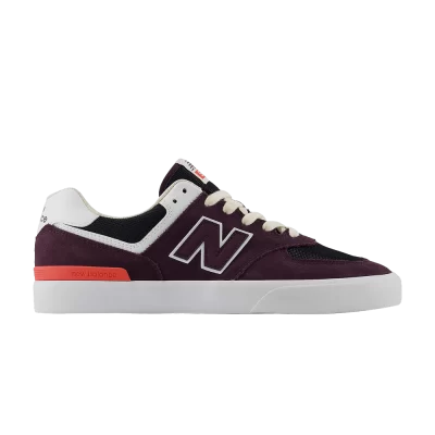 New Balance Numeric 574 Vulc 'Plum Brown White'