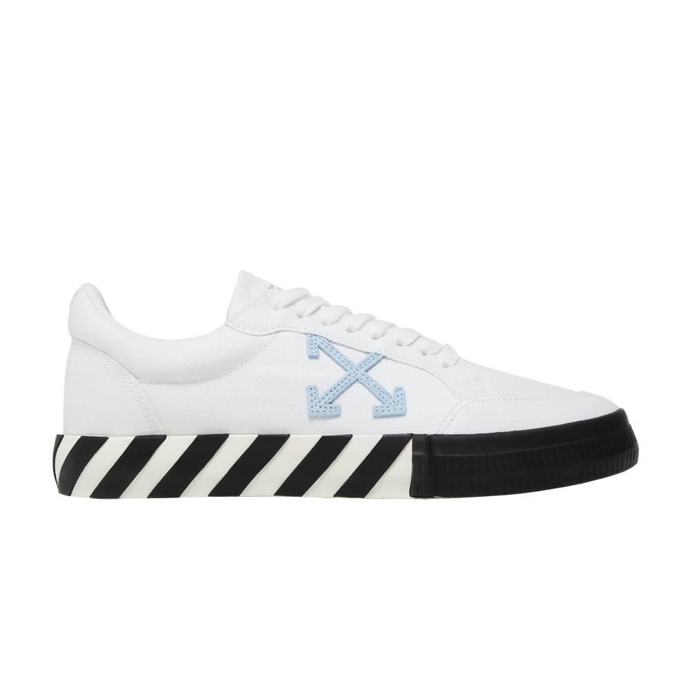 Кроссовки Off-White Vulc Sneaker 'White Black Light Blue' 2023