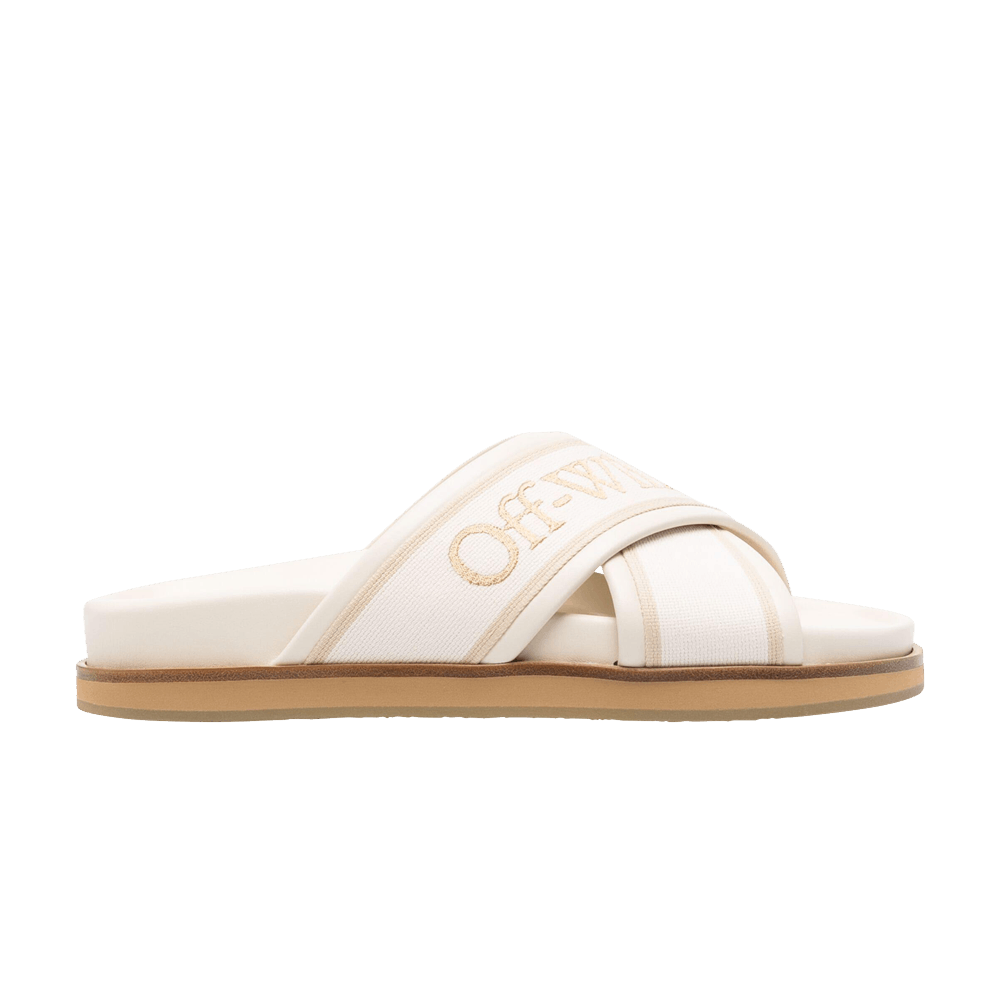 Кроссовки Off-White Wmns Cloud Criss Cross Sliders 'Cream White Beige'