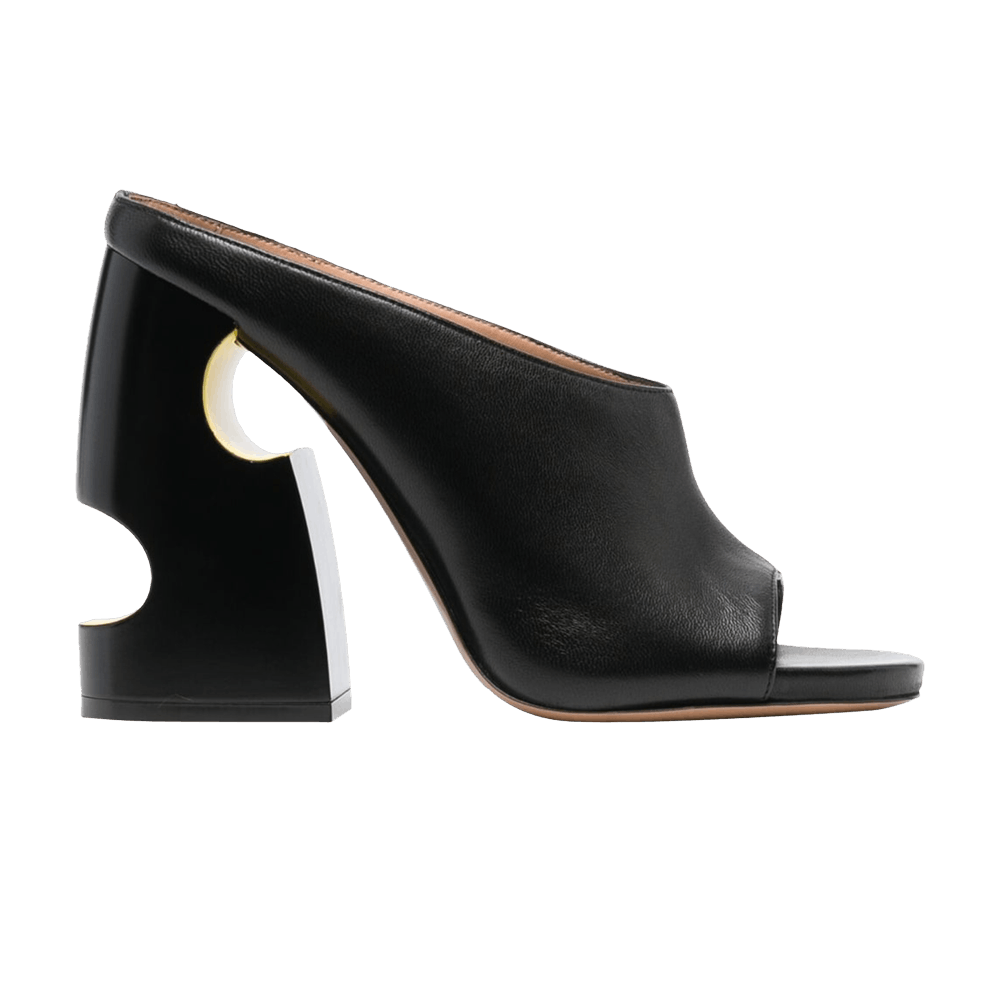 Off-White Wmns Pop Meteor Block Thong Mule 'Black'