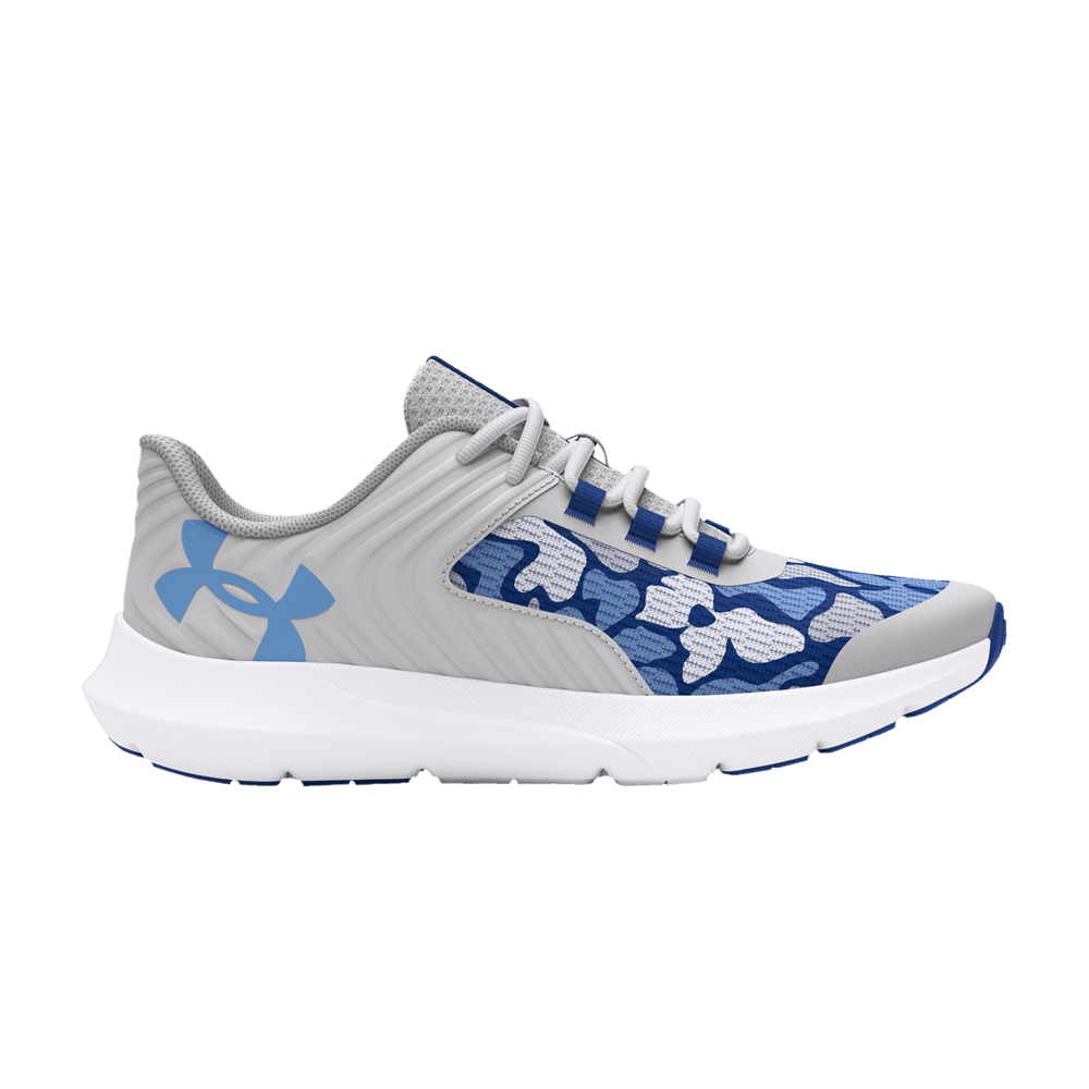 Кроссовки Under Armour Outhustle 2 GS 'Printed - Halo Grey Tech Blue'