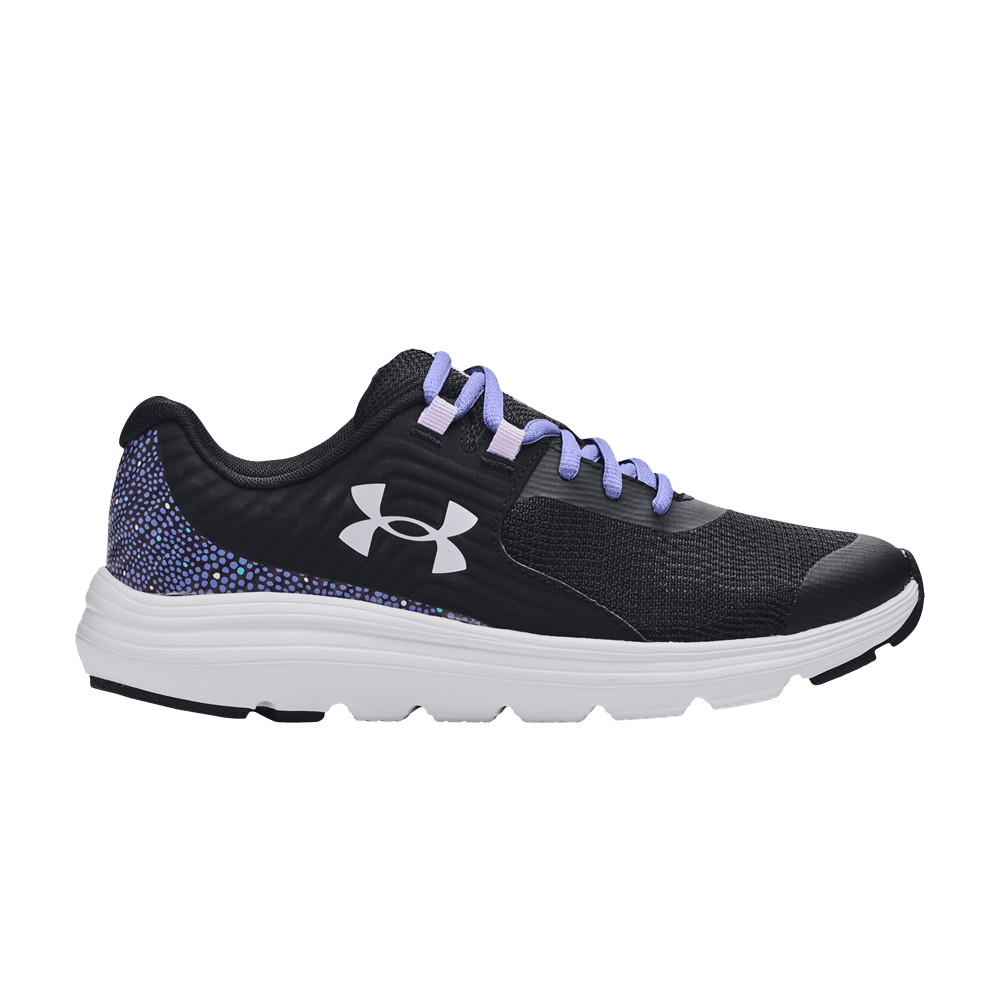 Кроссовки Under Armour Outhustle Print GS 'Baja Blue Spotted'