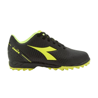 Diadora Pichichi 5 TF Big Kid 'Black Flourescent Yellow'