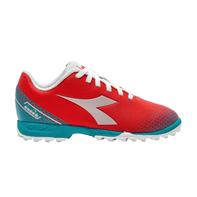 Diadora Pichichi 6 TF Big Kid 'Fluo Red Vapor Blue'