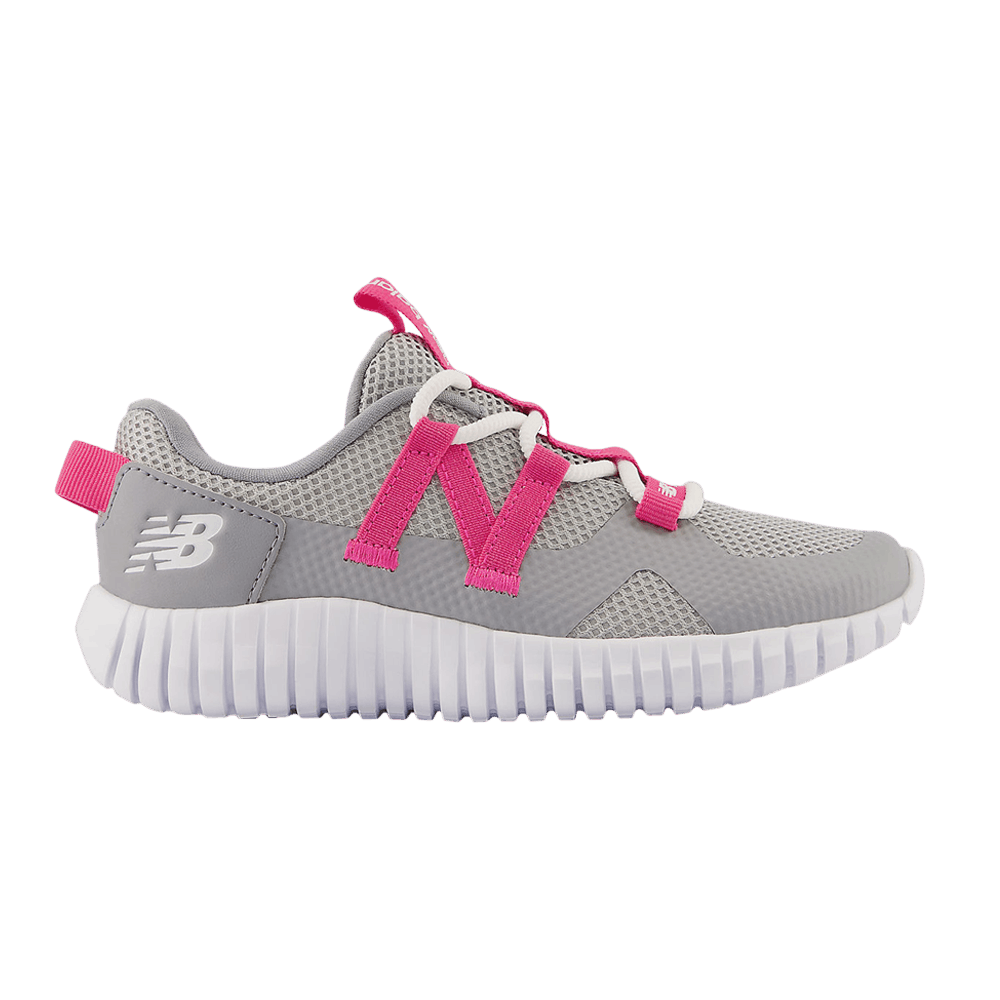 Кроссовки New Balance Playgruv v2 Bungee Little Kid Wide 'Grey Hi-Pink'