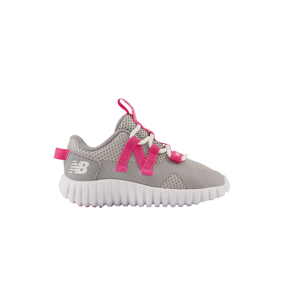 Кроссовки New Balance Playgruv v2 Bungee Toddler Wide 'Grey Hi-Pink'