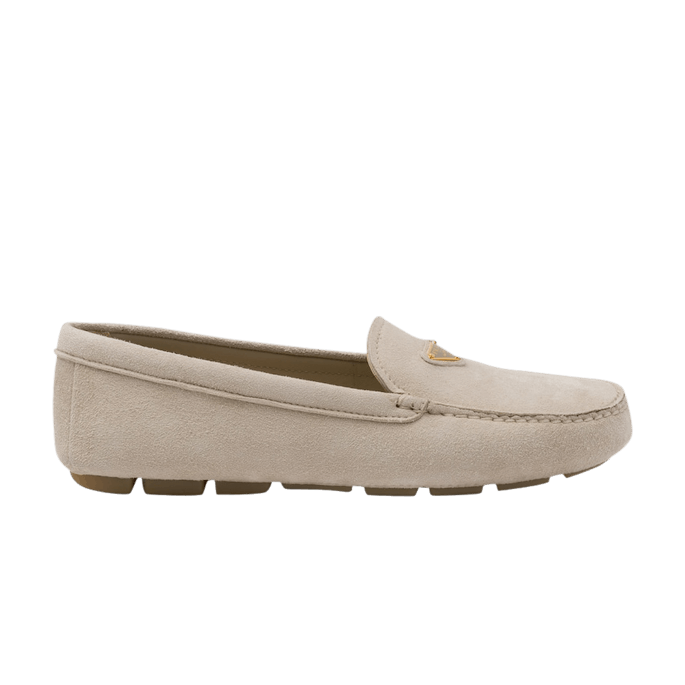 Кроссовки Prada Suede Driving Loafer 'Pumice Stone'