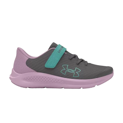 Under Armour Pursuit 3 AC PS 'Big Logo - Castlerock Purple Ace'