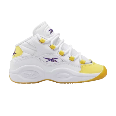 Reebok Question Mid Little Kid 'Yellow Toe'