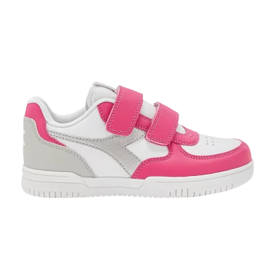 Diadora Raptor Low Little Kid 'Pink Yarrow Silver'