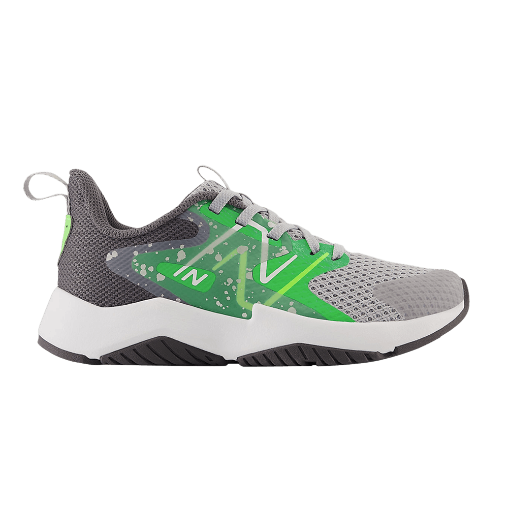Кроссовки New Balance Rave Run v2 Big Kid Wide 'Raincloud Pixel Green'