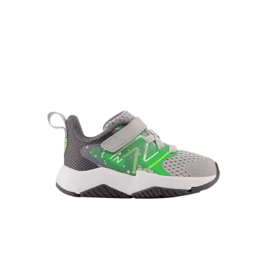 New Balance Rave Run v2 Bungee Lace Toddler 'Raincloud Pixel Green'