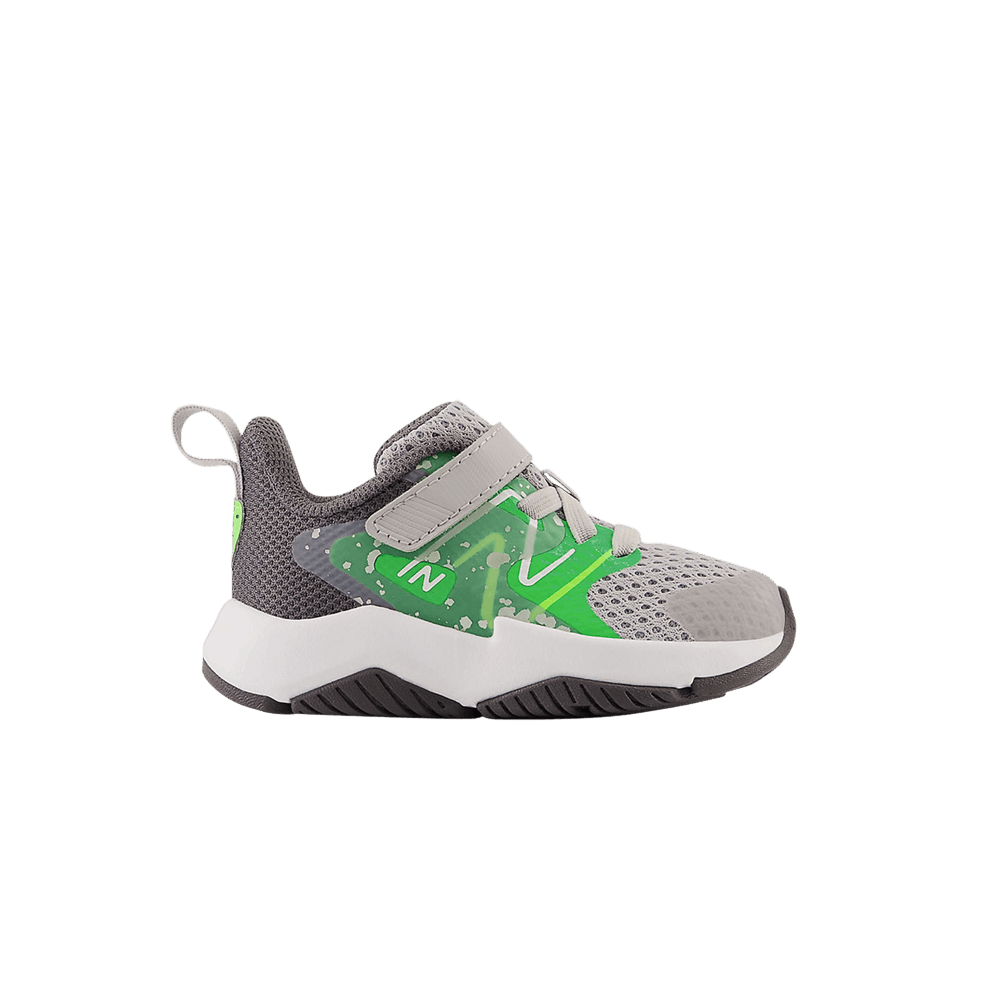 Кроссовки New Balance Rave Run v2 Bungee Lace Toddler Wide 'Raincloud Pixel Green'