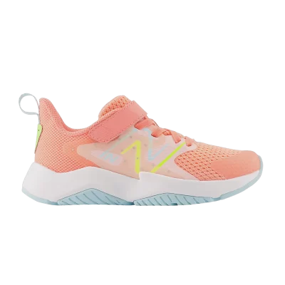 New Balance Rave Run v2 Bungee Lace Top Strap Big Kid 'Grapefruit'