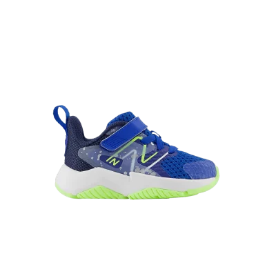 New Balance Rave Run v2 Bungee Lace Top Strap Toddler 'Team Royal Paint Splatter'