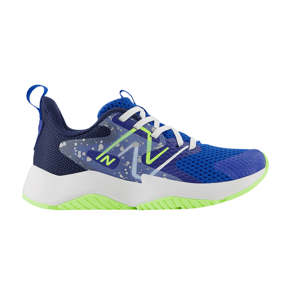 Кроссовки New Balance Rave Run v2 Little Kid 'Team Royal Paint Splatter'