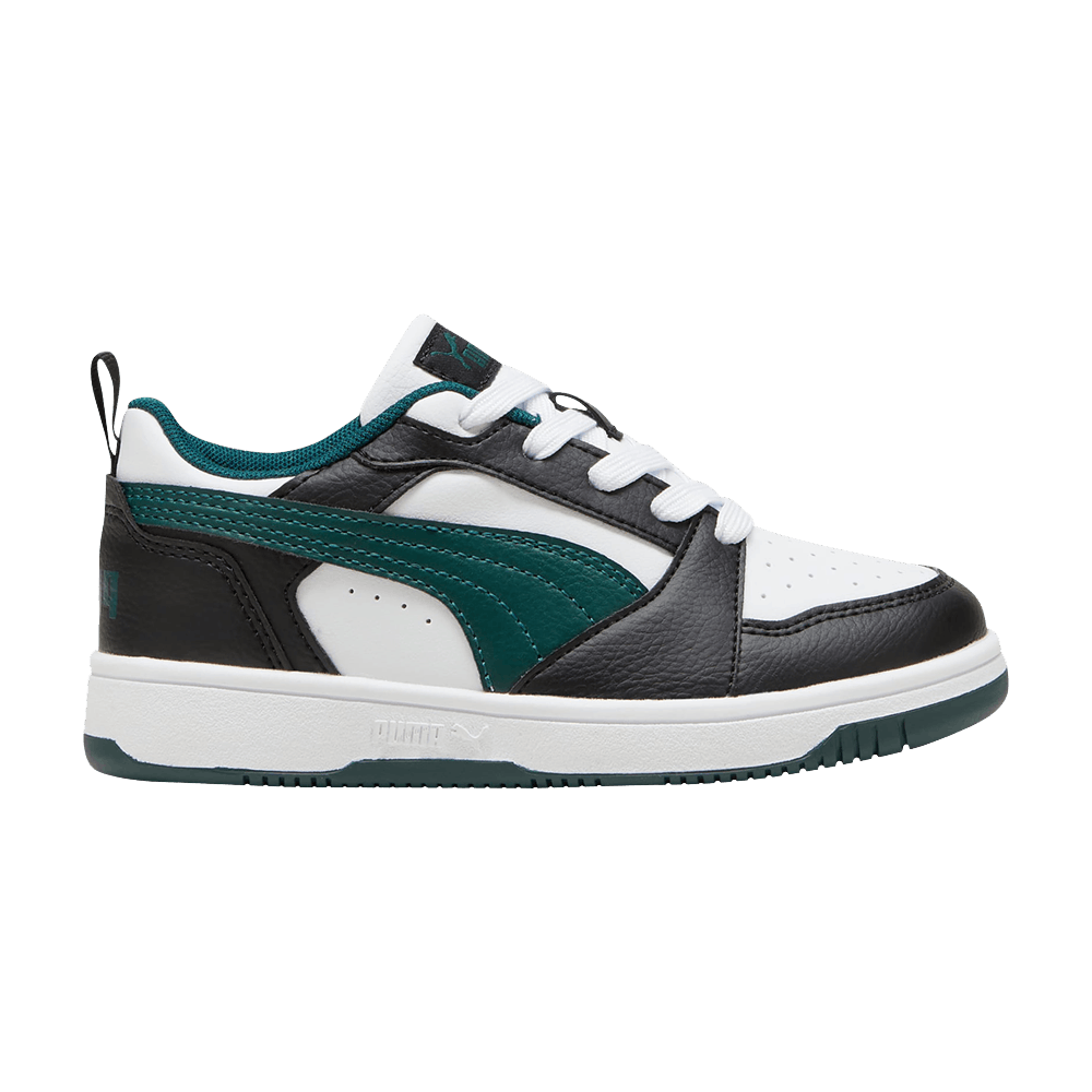 Кроссовки Puma Rebound V6 Low Little Kid 'Black Dark Myrtle'