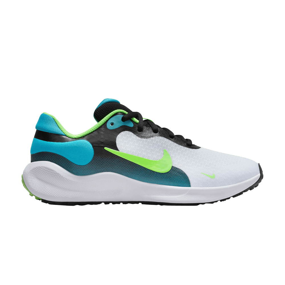 Кроссовки Nike Revolution 7 GS 'Black Aquamarine Green'