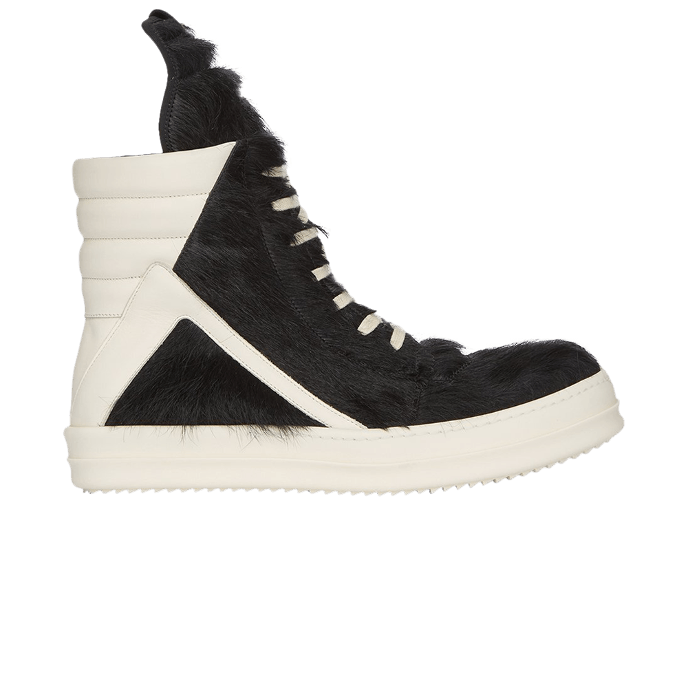 Кроссовки Rick Owens Lido Runway Geobasket High 'Black Milk'
