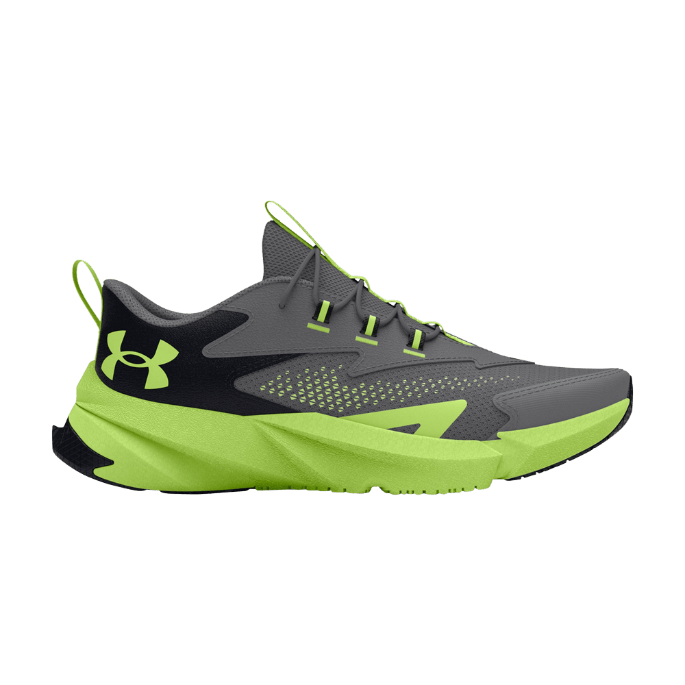 Кроссовки Under Armour Scramjet 6 AL PS 'Titan Grey Morph Green'