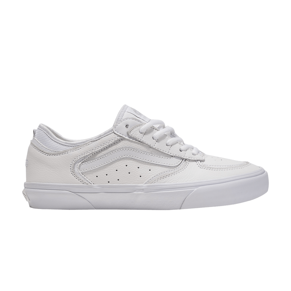Кроссовки Vans Skate Rowley 'Leather - Triple White'