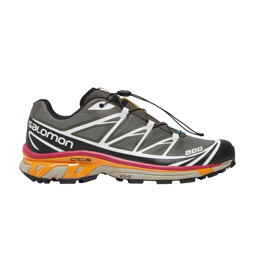 Кроссовки Salomon XT-6 Recut 'Beluga Russet Orange'