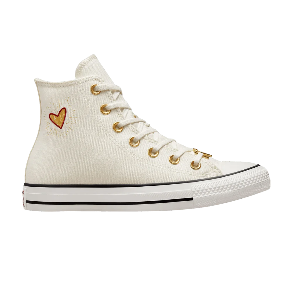 Кроссовки Converse Wmns Chuck Taylor All Star High 'Valentine's Day 2023 - Vintage White'