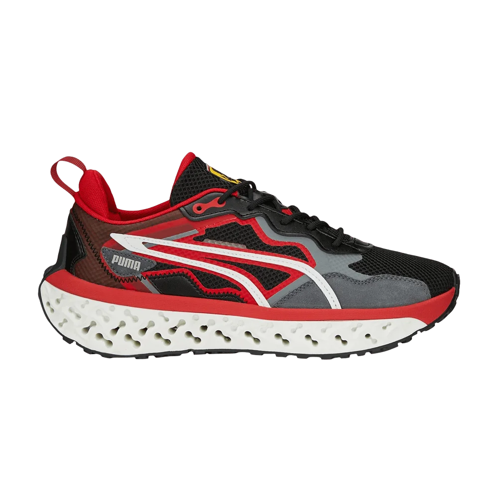 Кроссовки Puma Scuderia Ferrari x XETIC Sculpt 'Black Rosso Corsa'