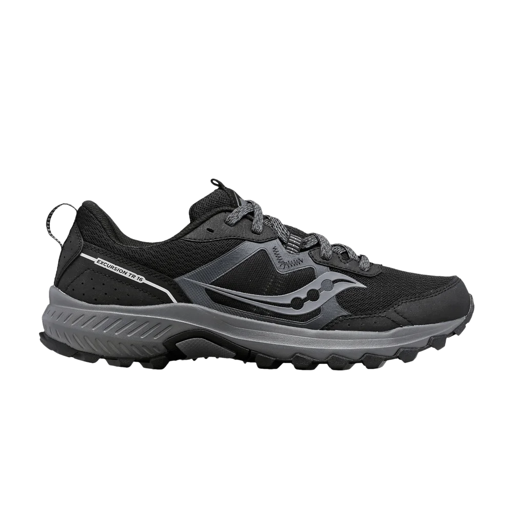 Кроссовки Saucony Excursion TR16 Wide 'Black Charcoal'