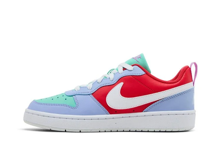 Кроссовки Nike Court Borough Low Recraft GS 'Cobalt Bliss Track Red'