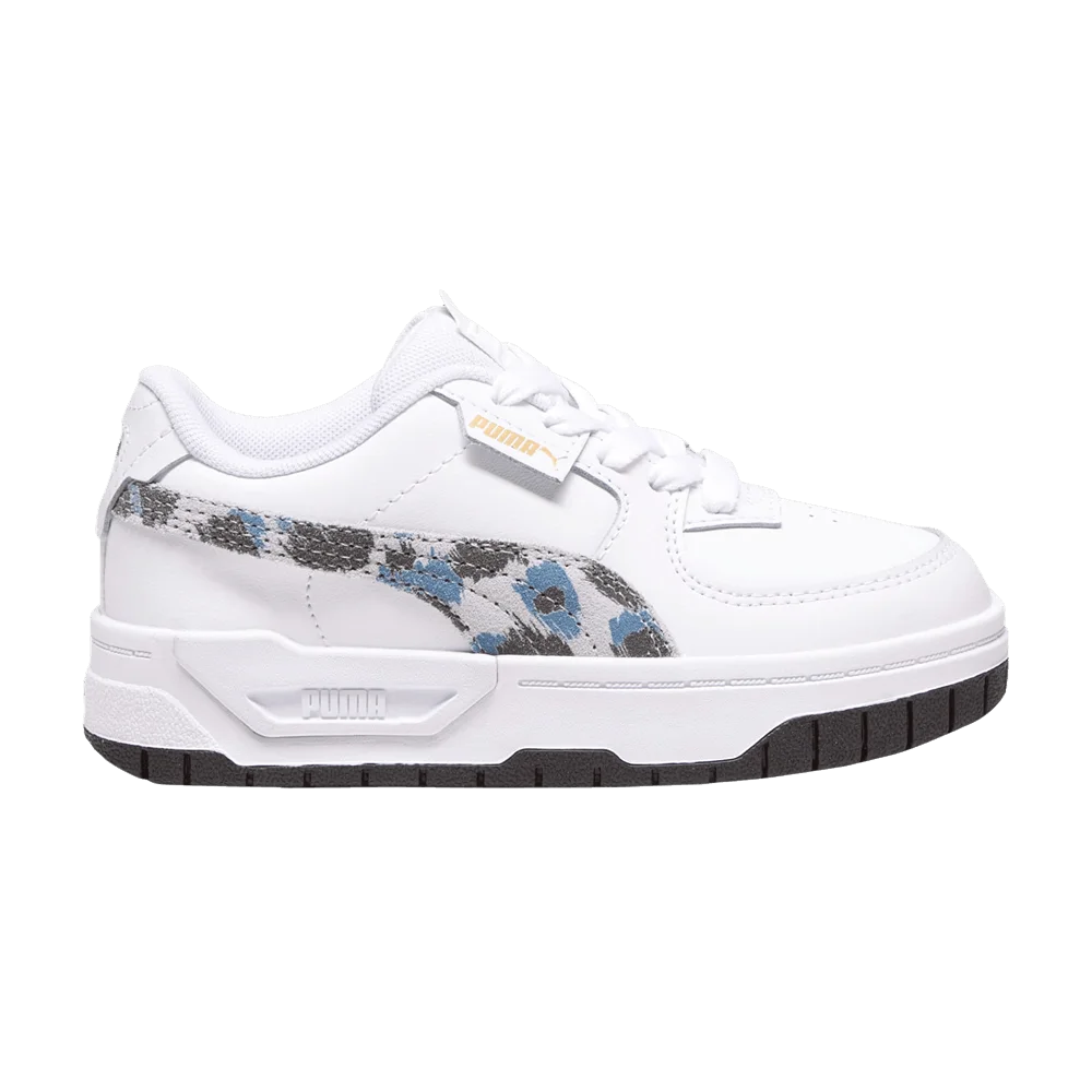 Кроссовки Puma Cali Dream Little Kid 'Animal Print - White Racing Blue'