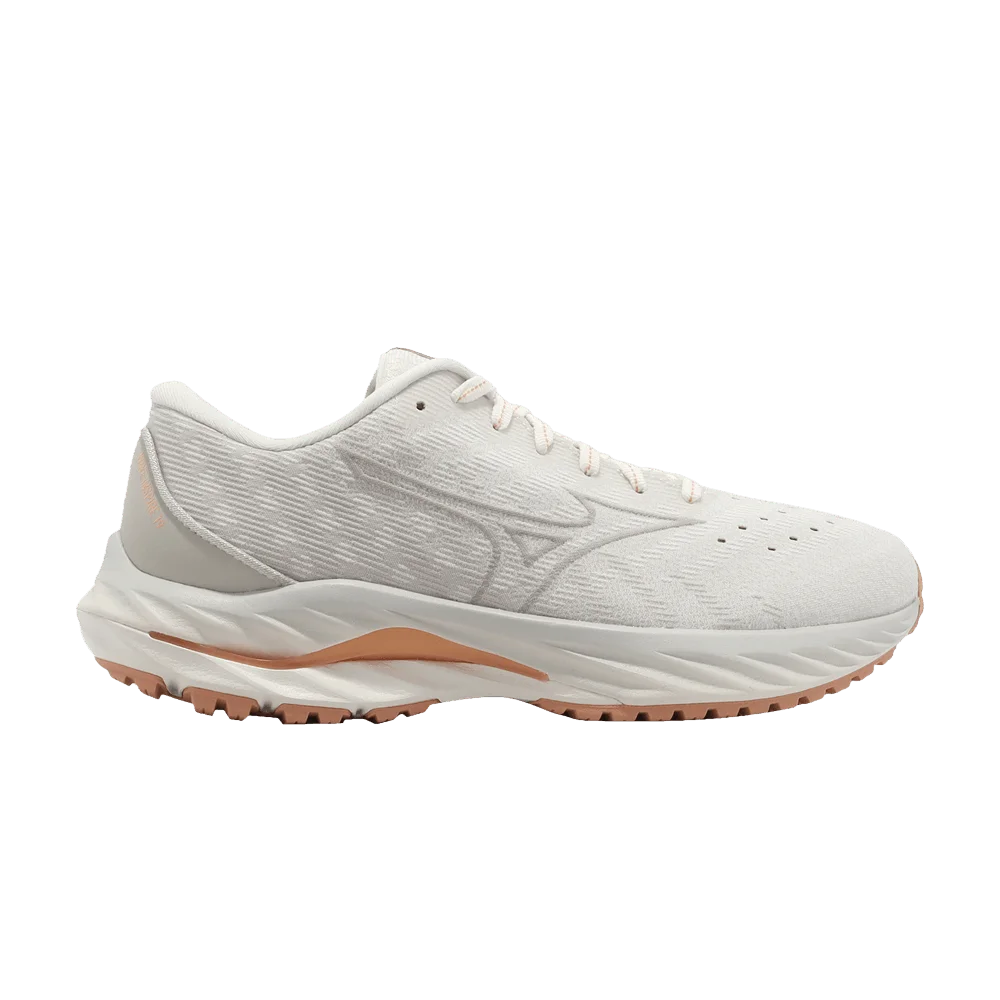 Кроссовки Mizuno Wmns Wave Inspire 19 2E Wide 'Snow White Ghost Grey'