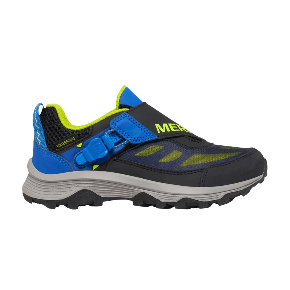 Кроссовки Merrell Moab Speed Low ZipTrek Big Kid 'Blue Lime