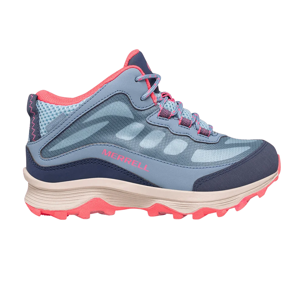 Кроссовки Merrell Moab Speed Mid Big Kid 'Dusty Blue Coral'