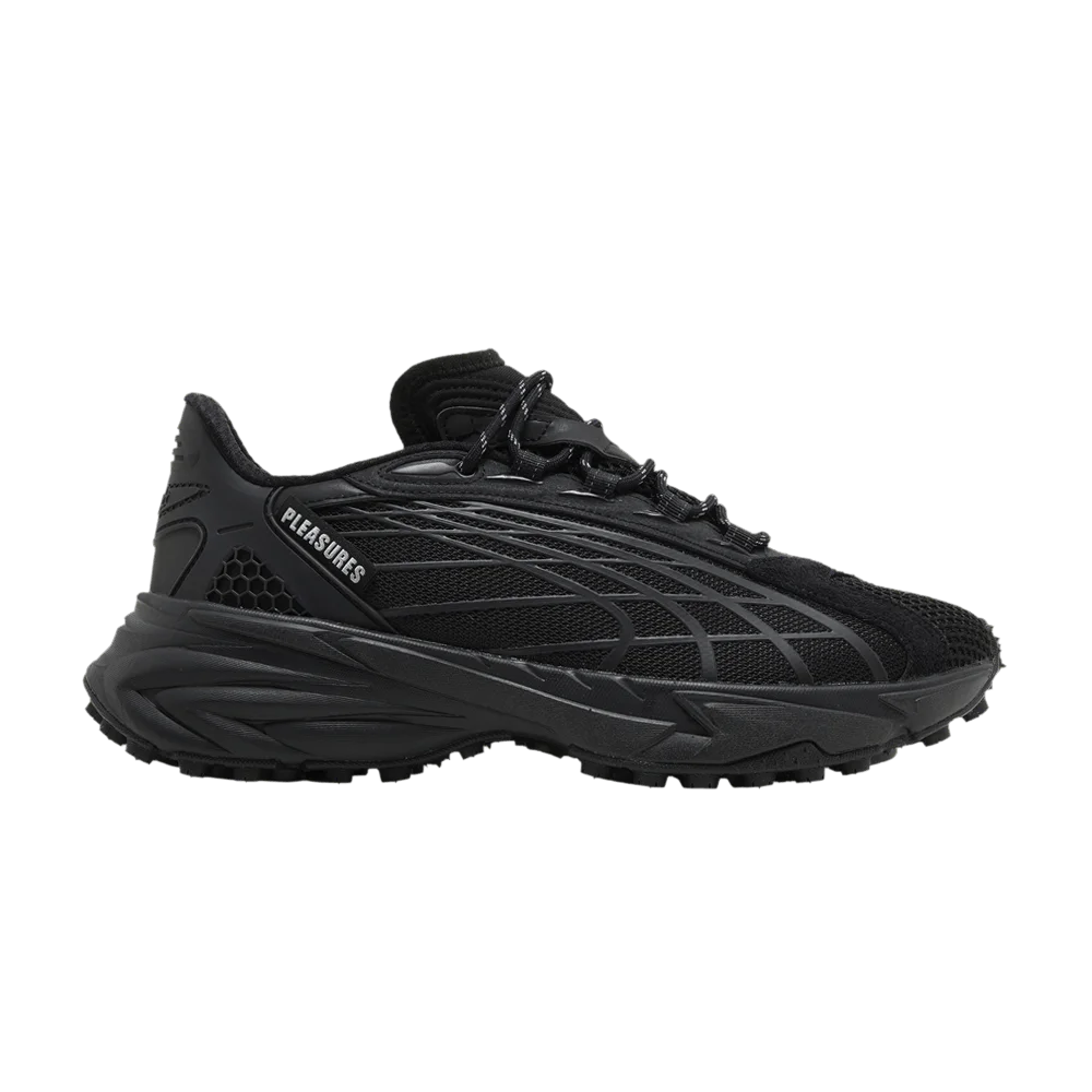 Кроссовки Pleasures x Puma Spirex 'Black'