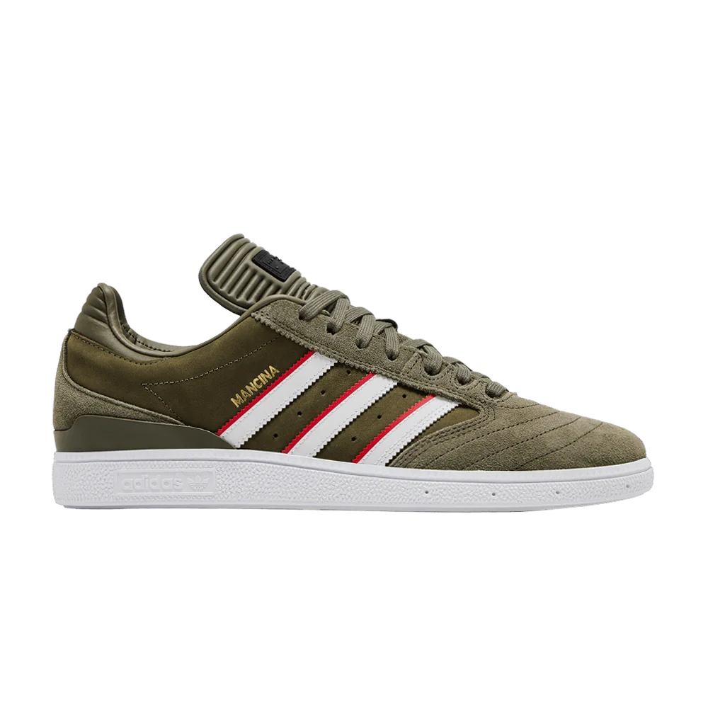 Кроссовки Dan Mancina x adidas Busenitz 'Olive Strata Red'