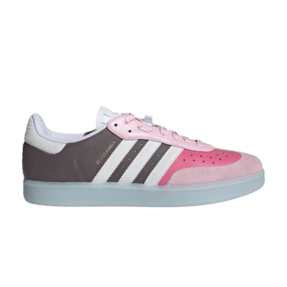 Кроссовки Adidas Velosamba Leather 'Charcoal Clear Pink'