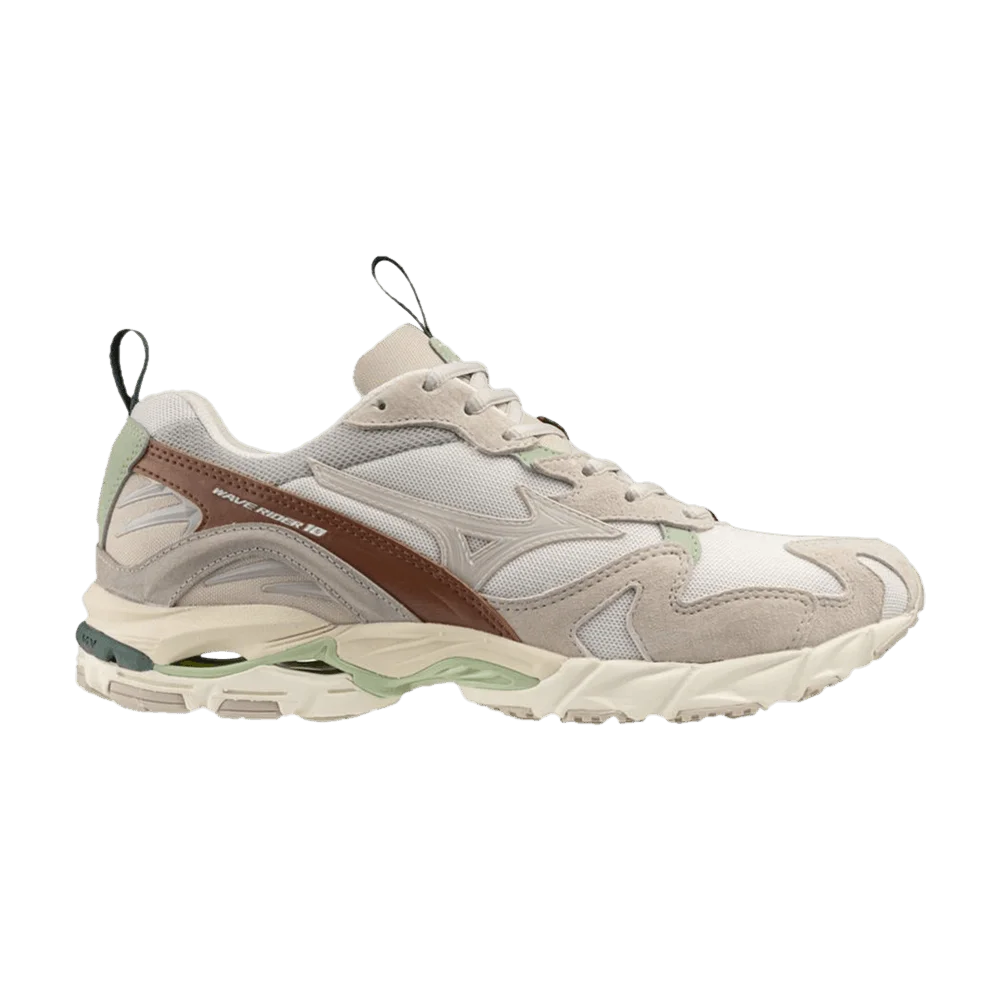 Кроссовки Mizuno Wave Rider 10 Premium 'Silver Cloud White Sand'