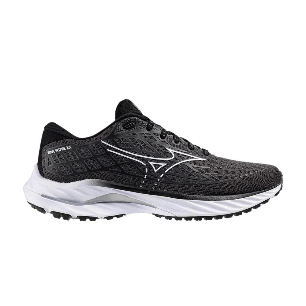 Кроссовки Mizuno Wmns Wave Inspire 20 Wide 'Ebony White'