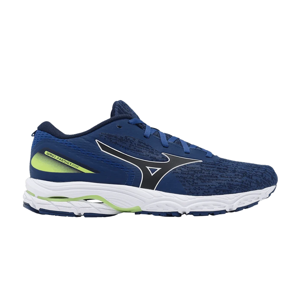 Кроссовки Mizuno Wave Prodigy 5 'Navy Peony Sharp Green'