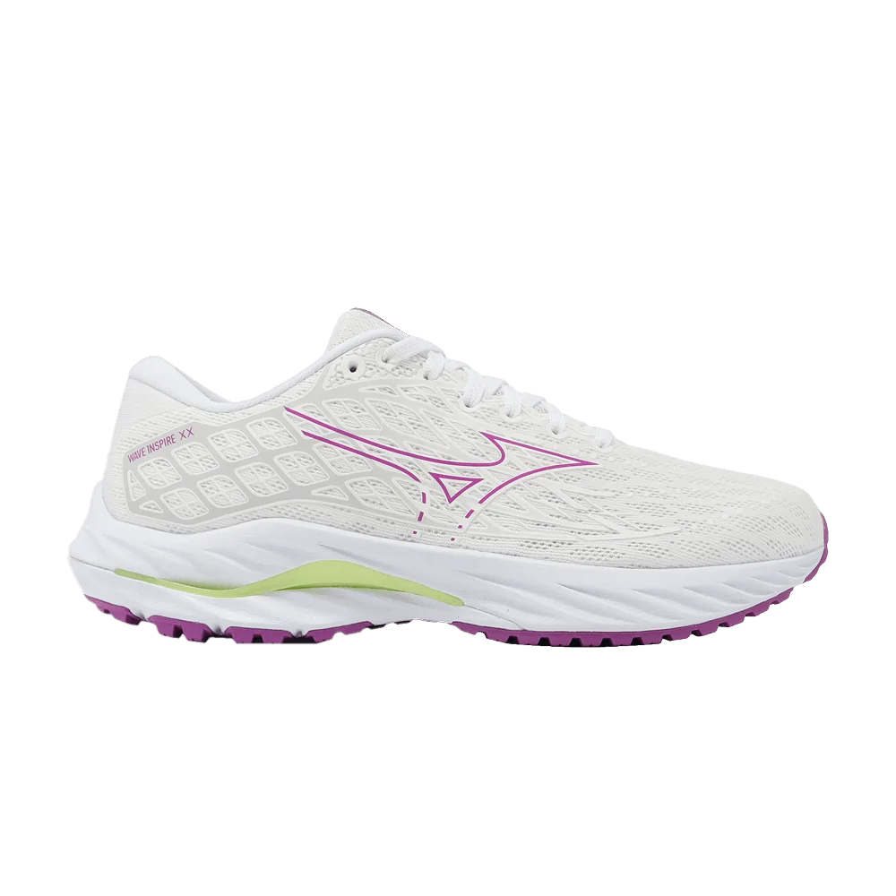 Кроссовки Mizuno Wmns Wave Inspire 20 Super Wide 'White Rose Red'