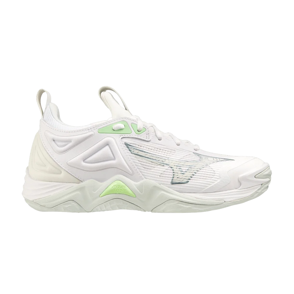 Кроссовки Mizuno Wmns Wave Momentum 3 'Snow White Limeade'