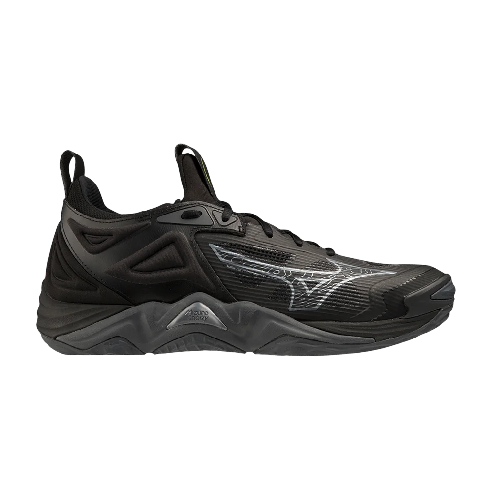 Кроссовки Mizuno Wave Momentum 3 'Black Grey'