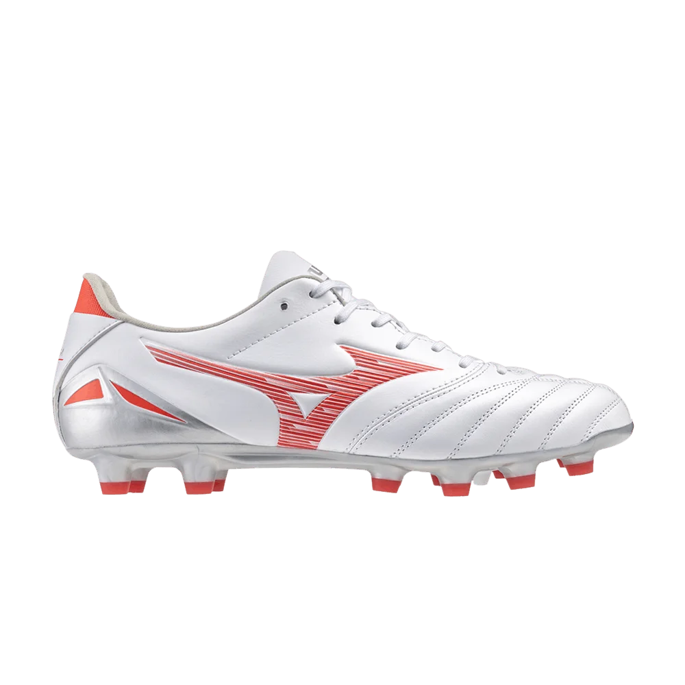 Кроссовки Mizuno Morelia Neo 4 Pro 'White Radiant Red'
