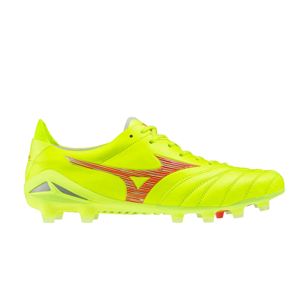 Кроссовки Mizuno Morelia Neo 4 Made in Japan 'Safety Yellow Fiery Coral'